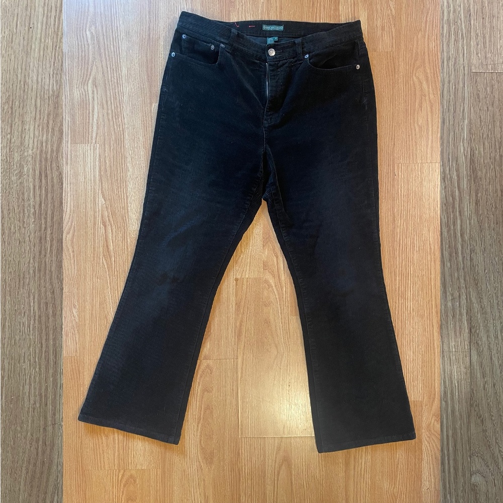 Size 14 Ralph Lauren: Lauren Jeans Company - Black Corduroy